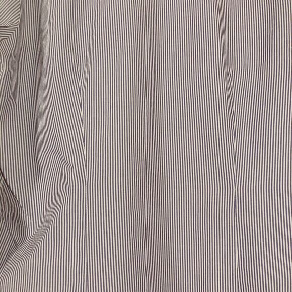 Gap Pinstriped Striped Button Down Blue & White Long Sleeve Shirt - Picture 5 of 6